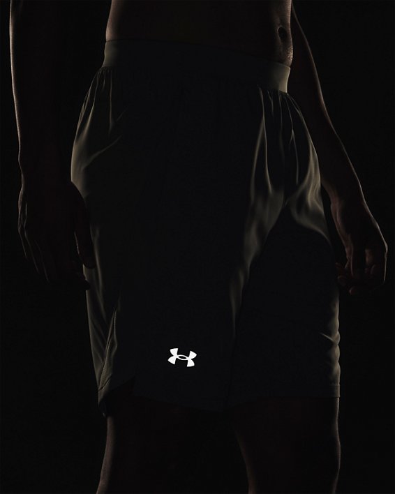 Men's UA Launch Run 9" Shorts, Green, pdpMainDesktop image number 3